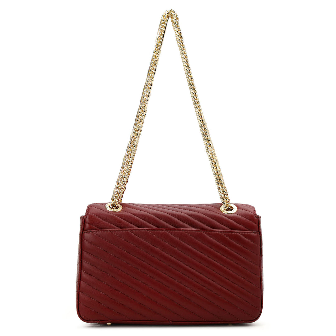Chevron Double Chain Bag (M)