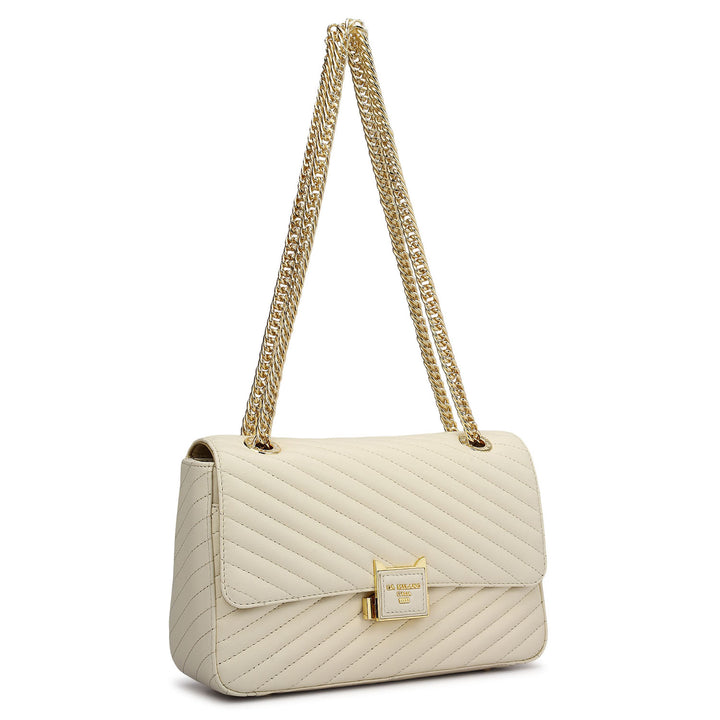 Chevron Double Chain Bag (M)