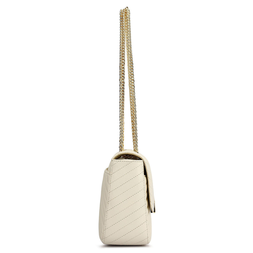 Chevron Double Chain Bag (M)