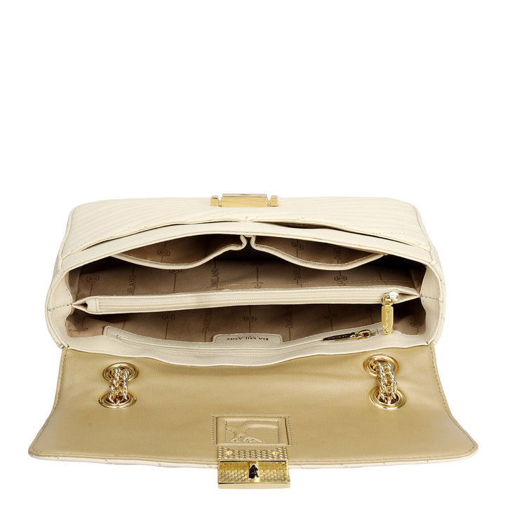 Chevron Double Chain Bag (M)