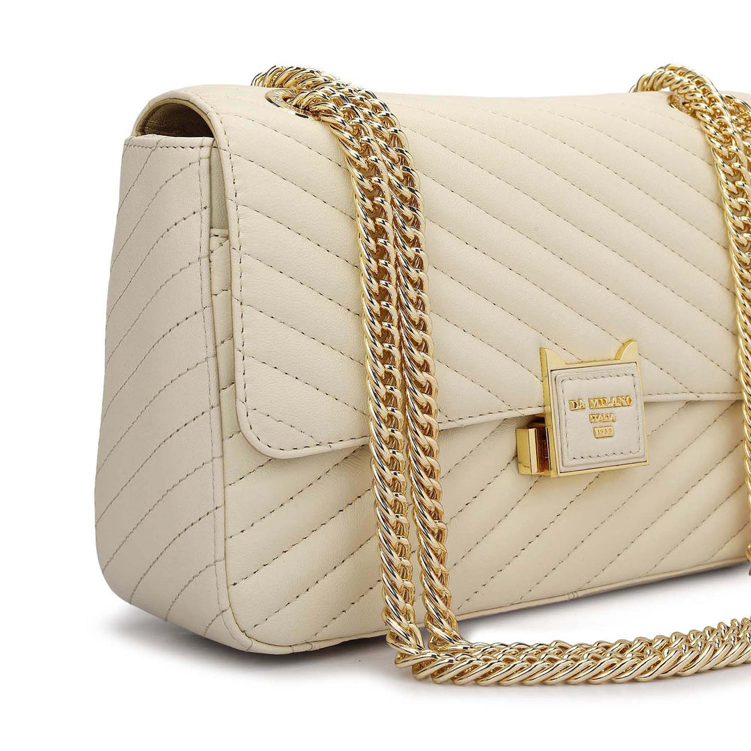 Chevron Double Chain Bag (M)