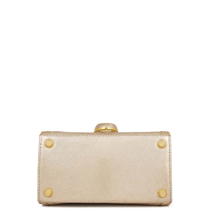Metallic Top Handle Bag (S)