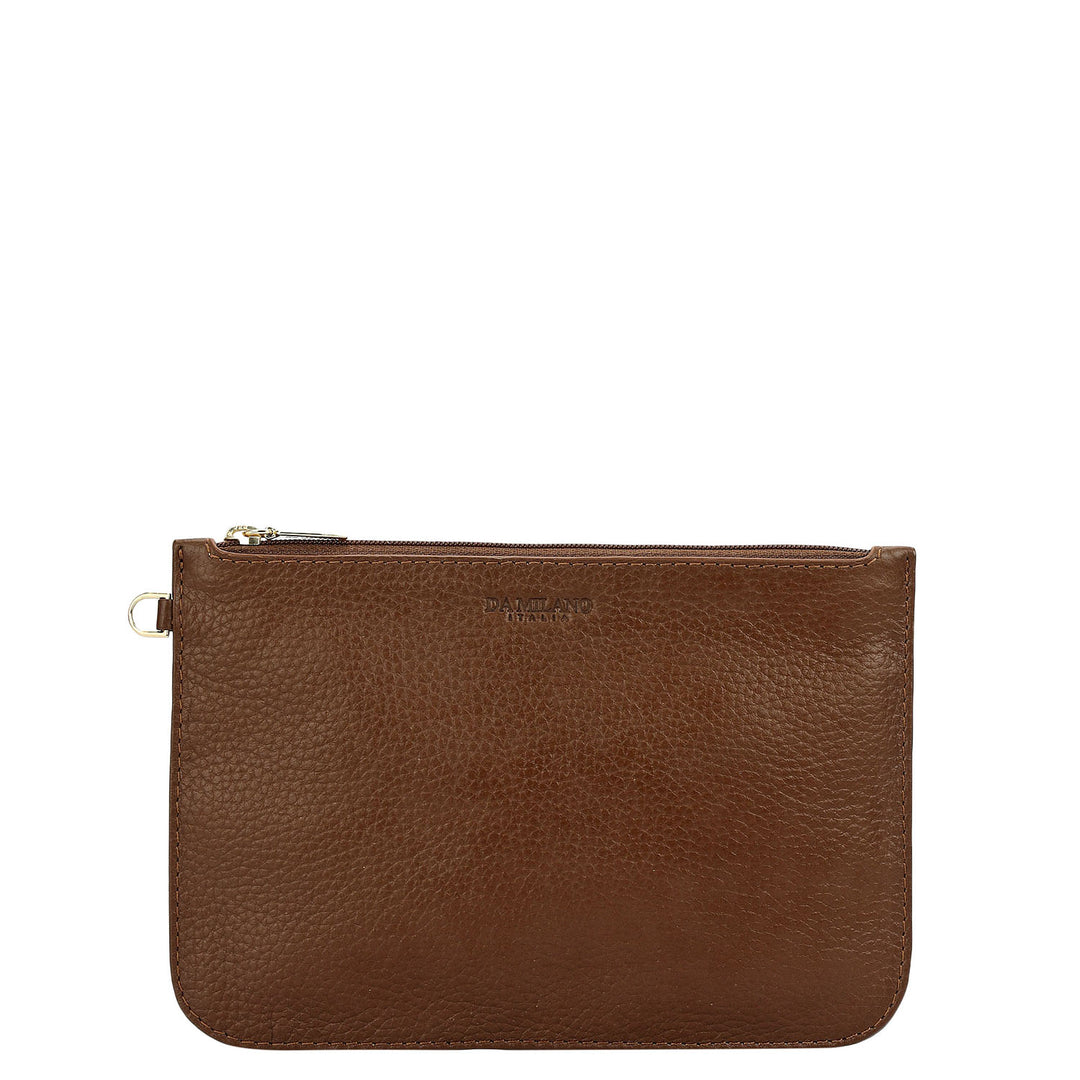 Large Wax Leather Tote - Mocha