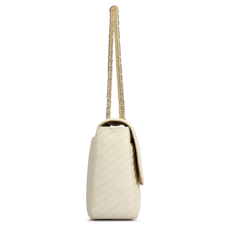 Chevron Double Chain Bag (L)