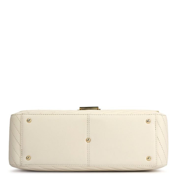Chevron Double Chain Bag (L)