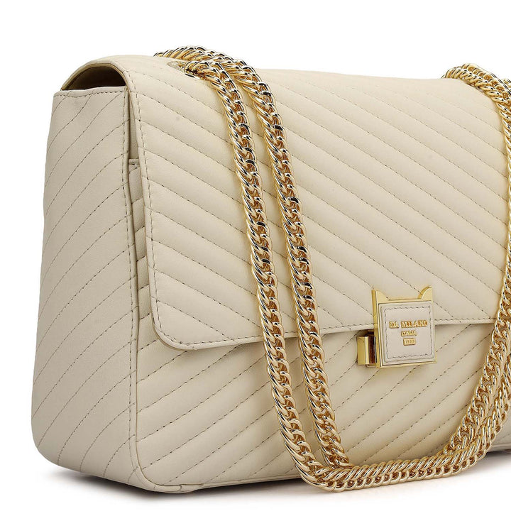 Chevron Double Chain Bag (L)