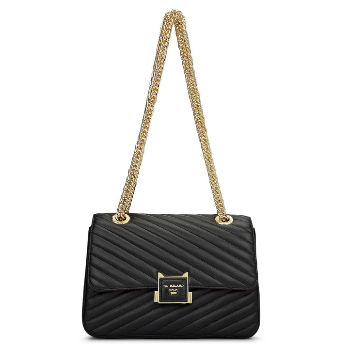 Chevron Double Chain Bag (S)