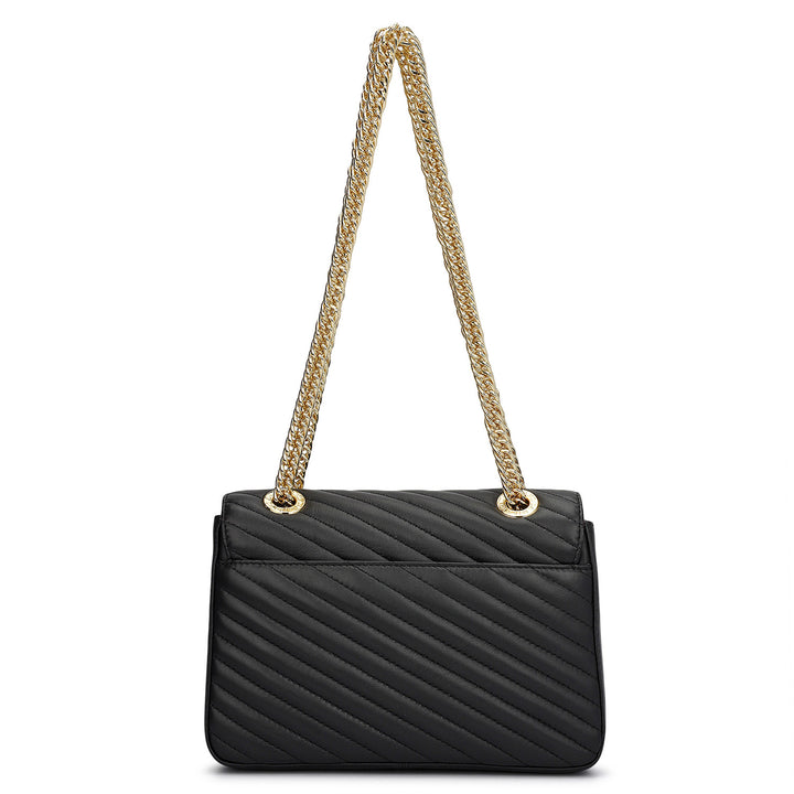 Chevron Double Chain Bag (S)