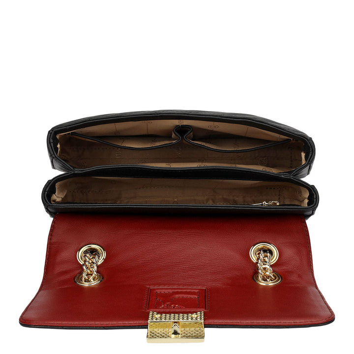 Chevron Double Chain Bag (S)