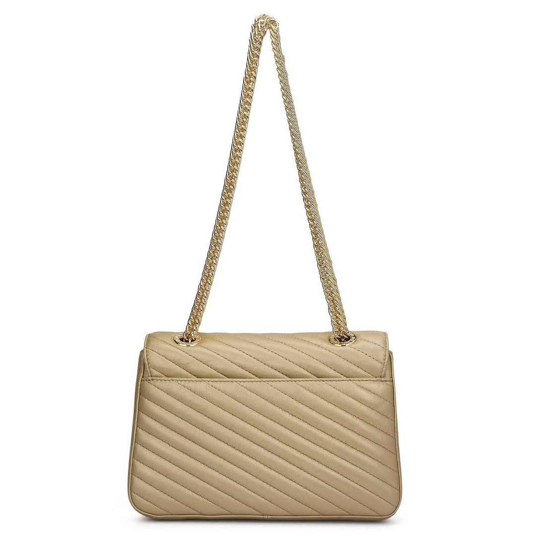 Chevron Double Chain Bag (S)