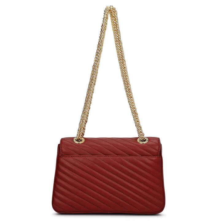 Chevron Double Chain Bag (S)