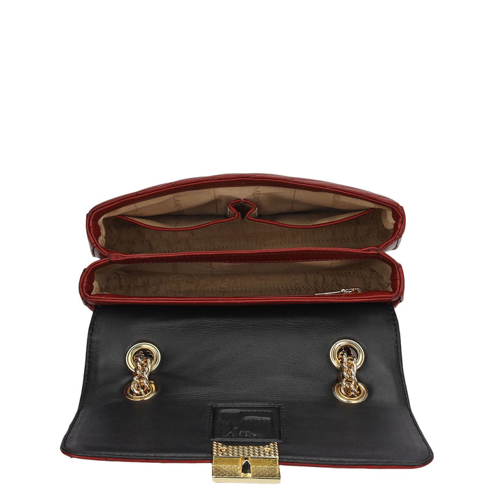 Chevron Double Chain Bag (S)