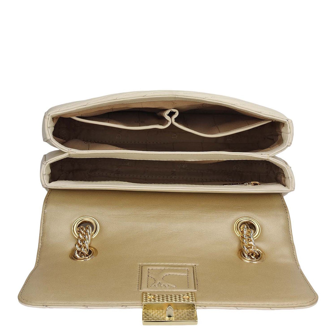 Chevron Double Chain Bag (S)