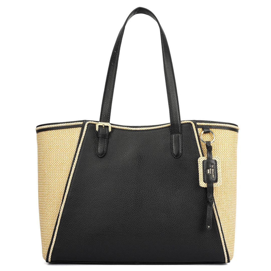 Raffia Repose Shopper Bag (L)