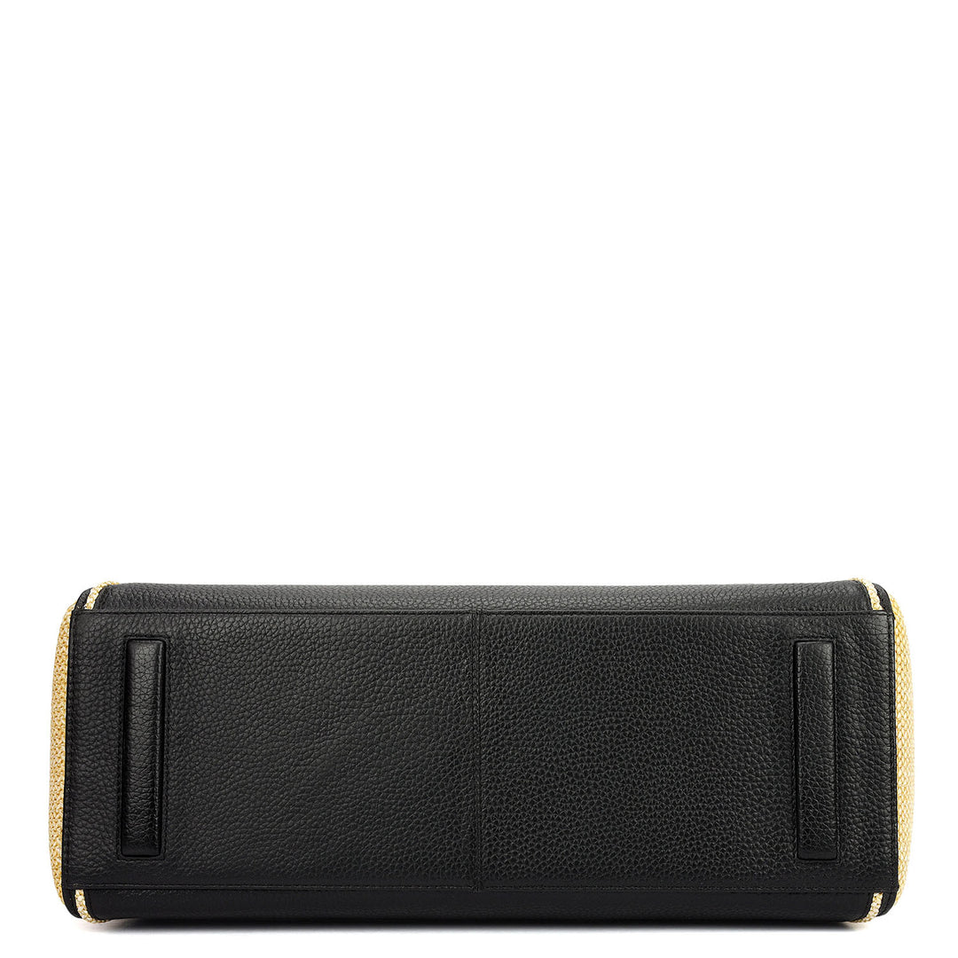 Raffia Repose Shopper Bag (L)