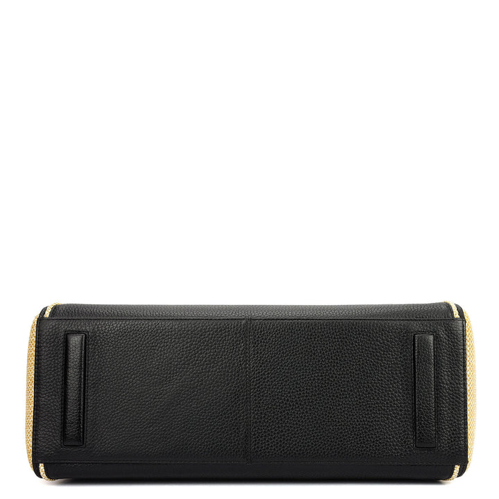 Raffia Repose Shopper Bag (L)