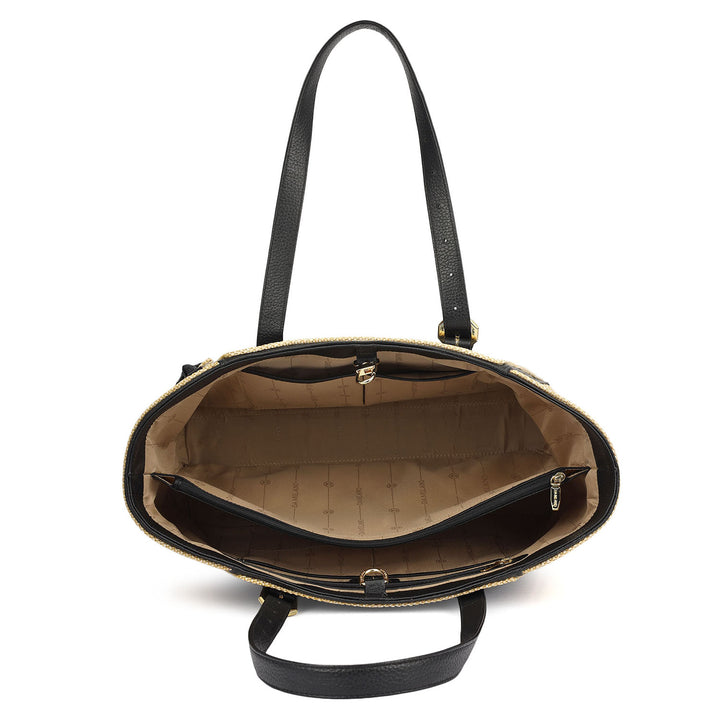 Raffia Repose Shopper Bag (L)