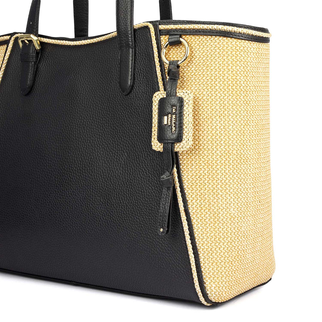 Raffia Repose Shopper Bag (L)