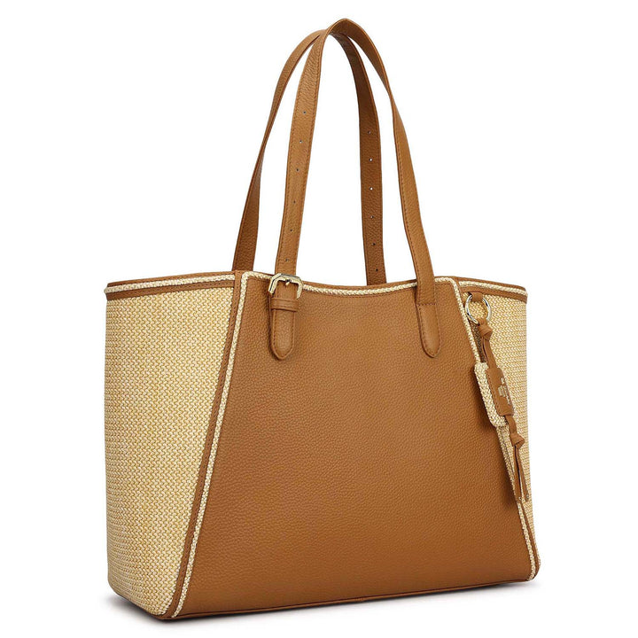 Raffia Repose Shopper Bag (L)