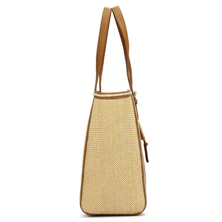 Raffia Repose Shopper Bag (L)