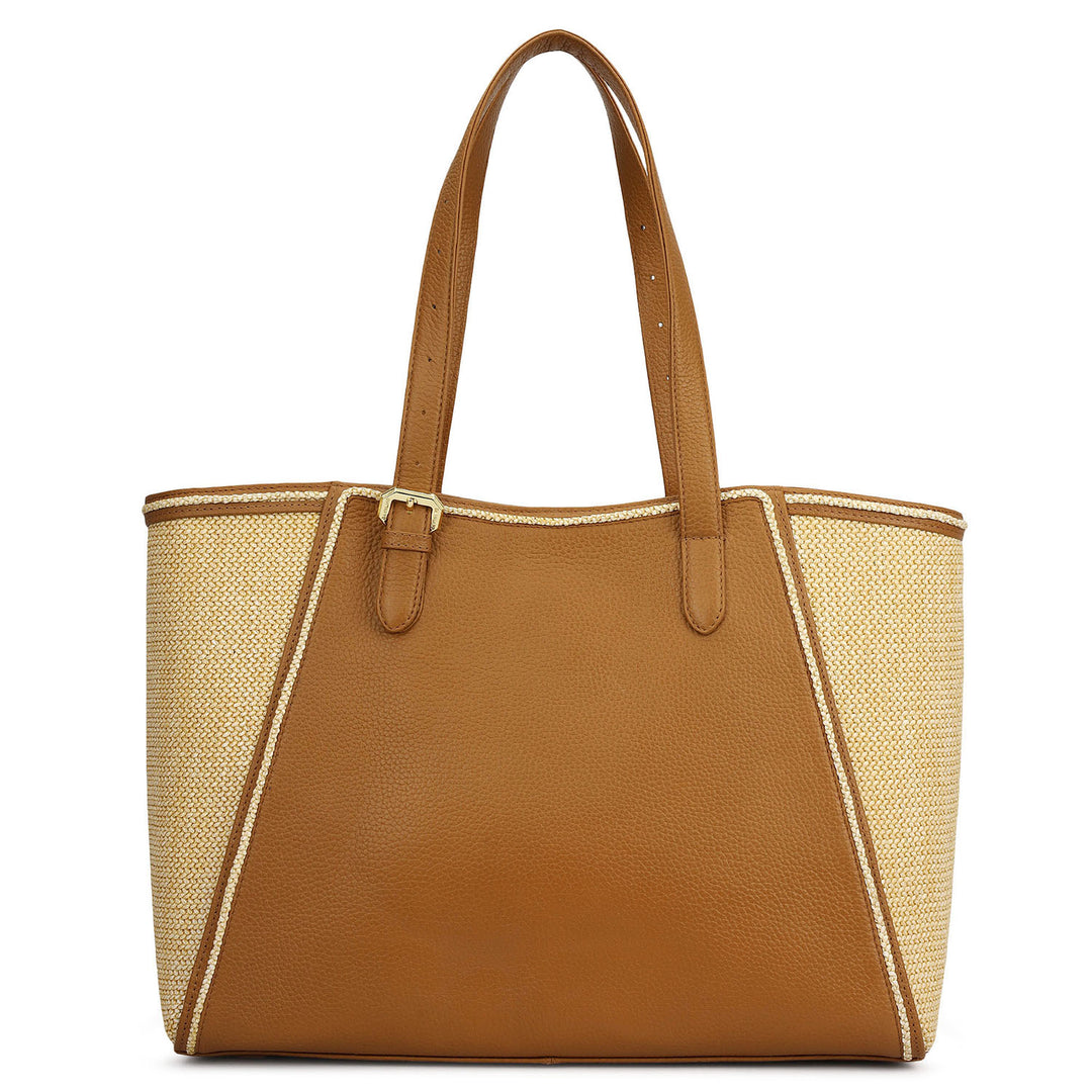 Raffia Repose Shopper Bag (L)