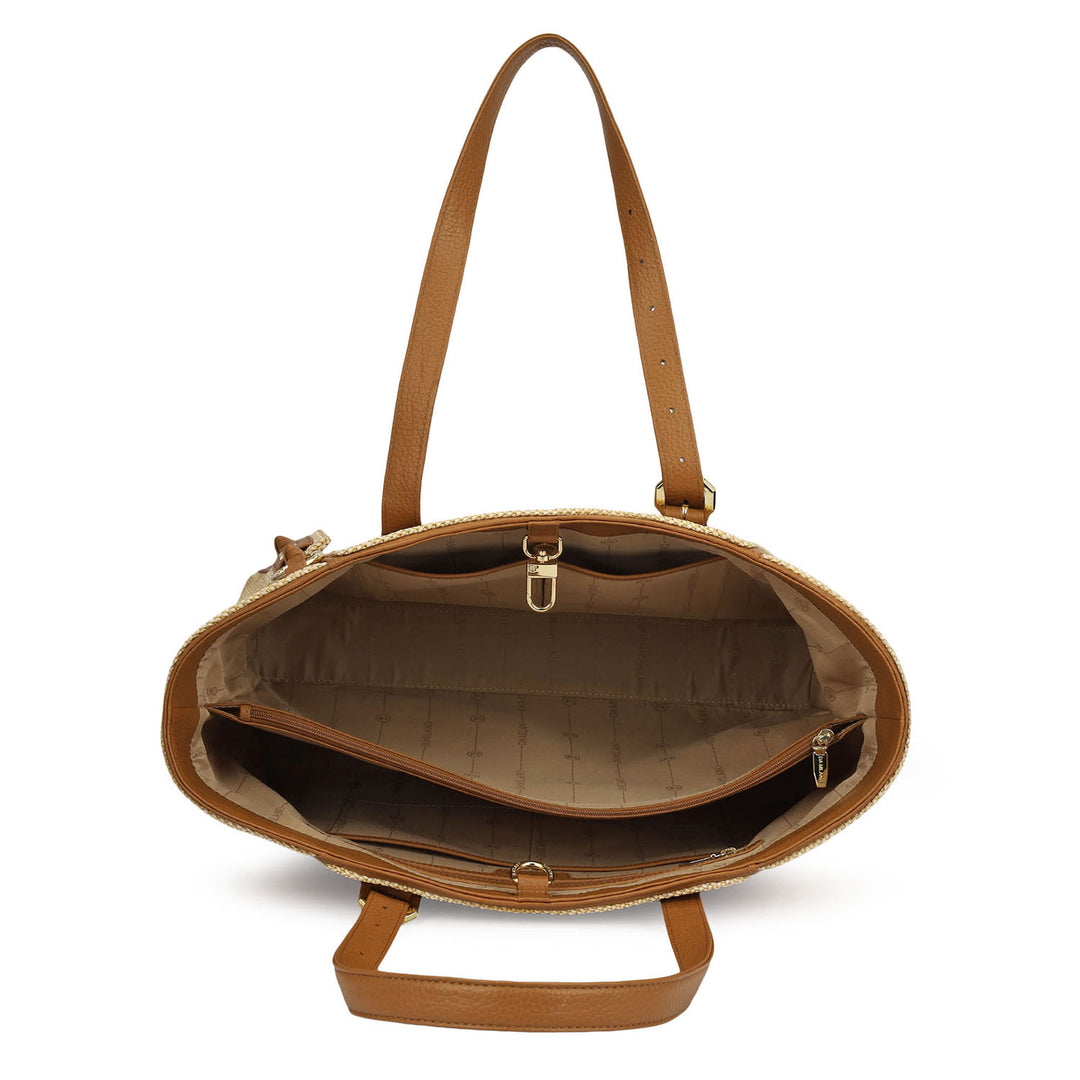 Raffia Repose Shopper Bag (L)