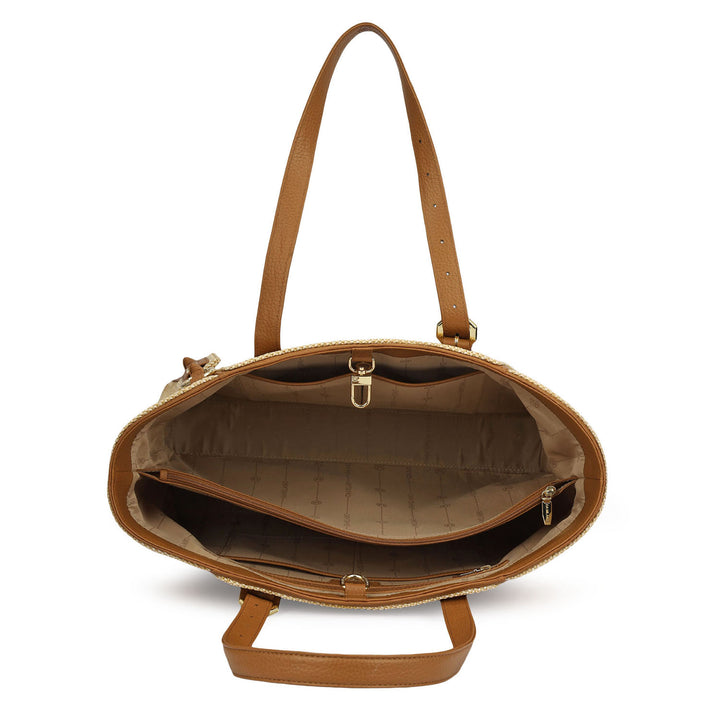 Raffia Repose Shopper Bag (L)