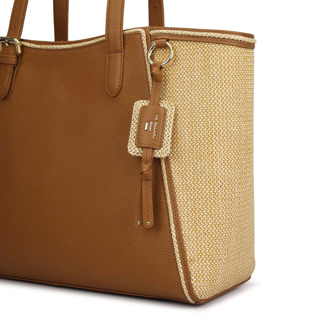 Raffia Repose Shopper Bag (L)