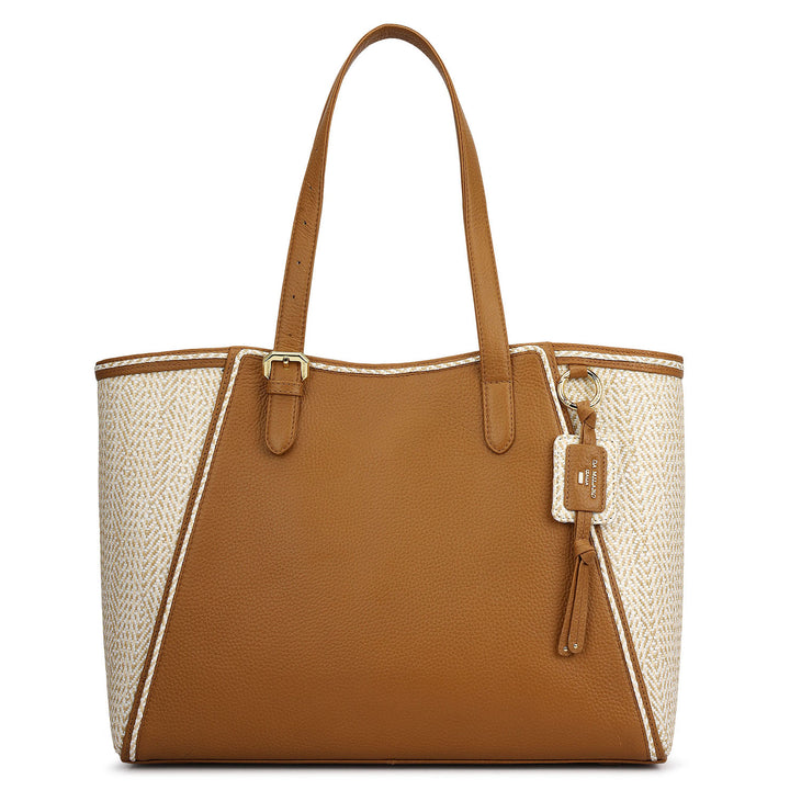 Raffia Repose Shopper Bag (L)