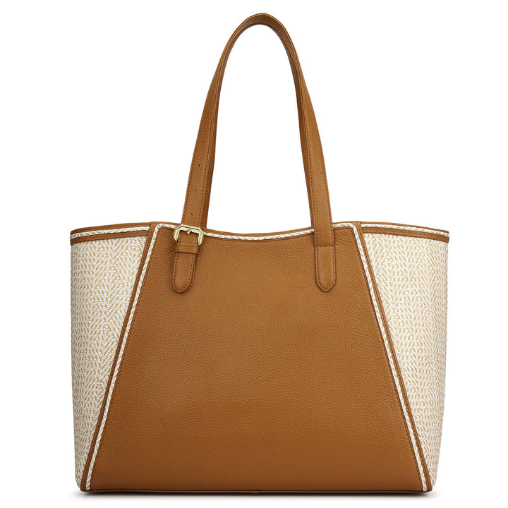 Raffia Repose Shopper Bag (L)