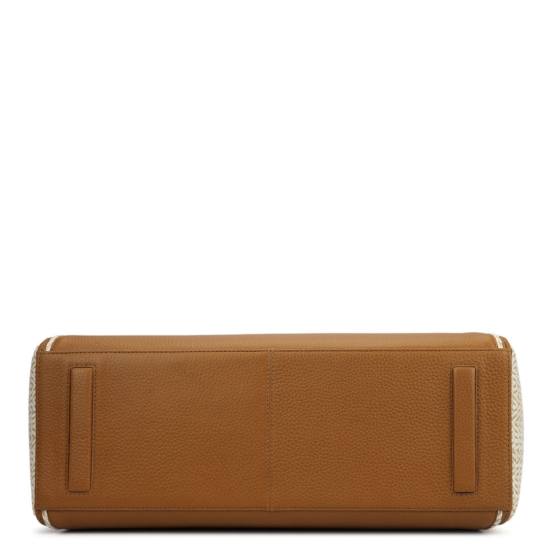 Raffia Repose Shopper Bag (L)