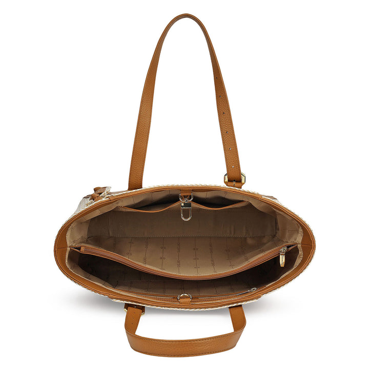 Raffia Repose Shopper Bag (L)