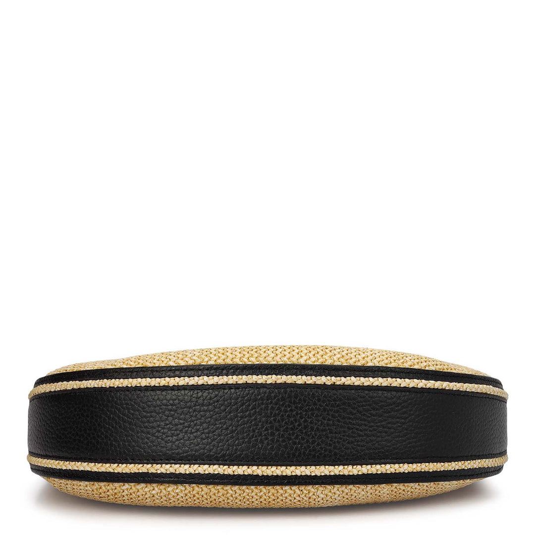 Raffia Repose Hobo Bag (S)