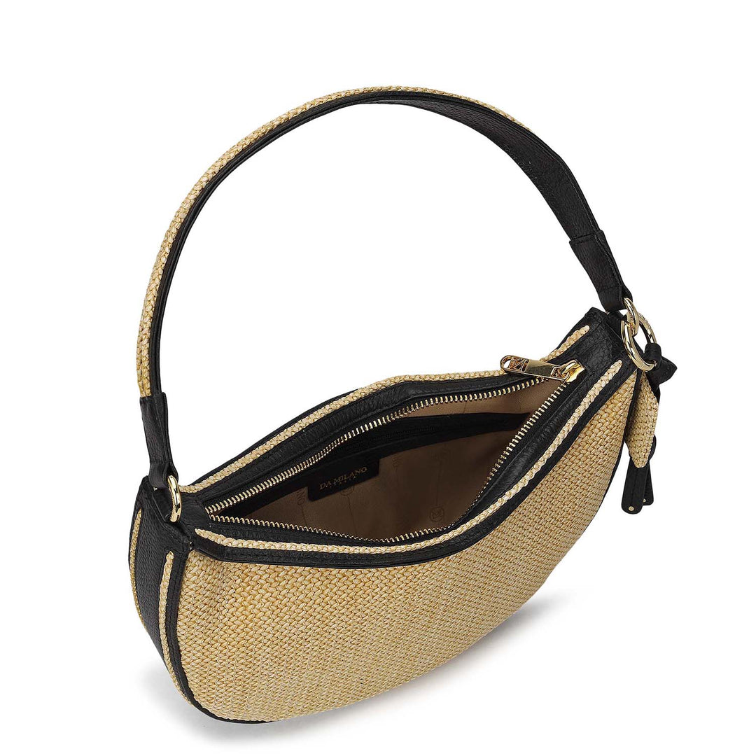 Raffia Repose Hobo Bag (S)