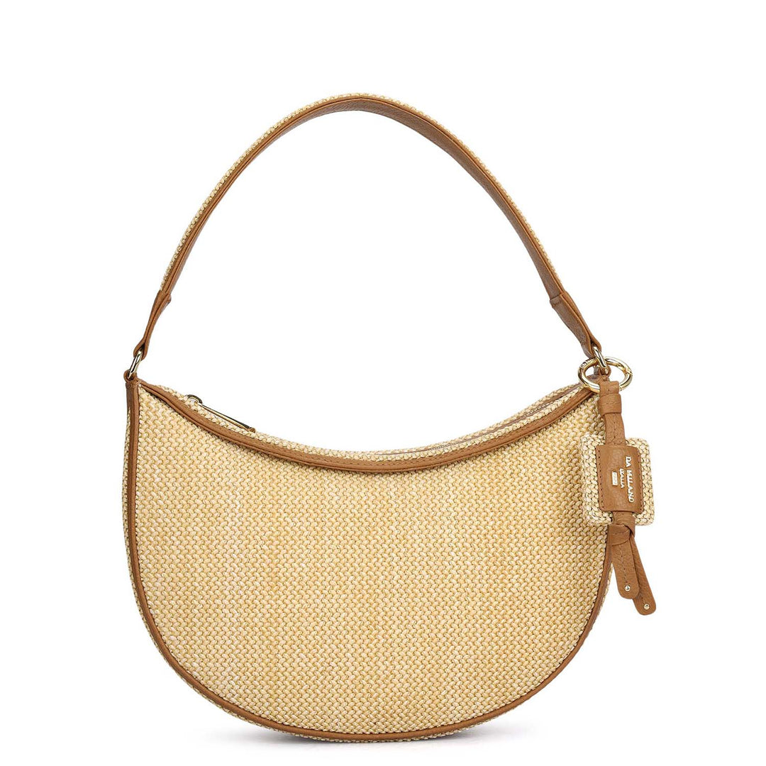 Raffia Repose Hobo Bag (S)