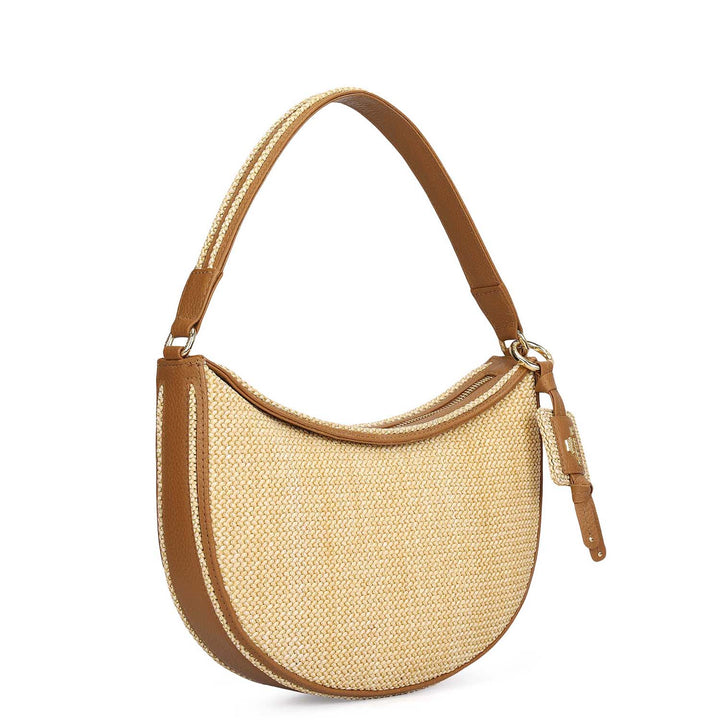 Raffia Repose Hobo Bag (S)