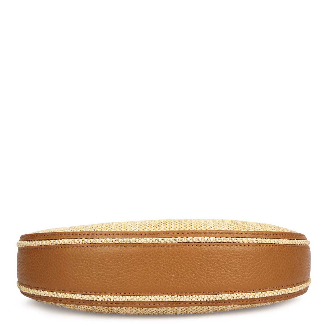 Raffia Repose Hobo Bag (S)