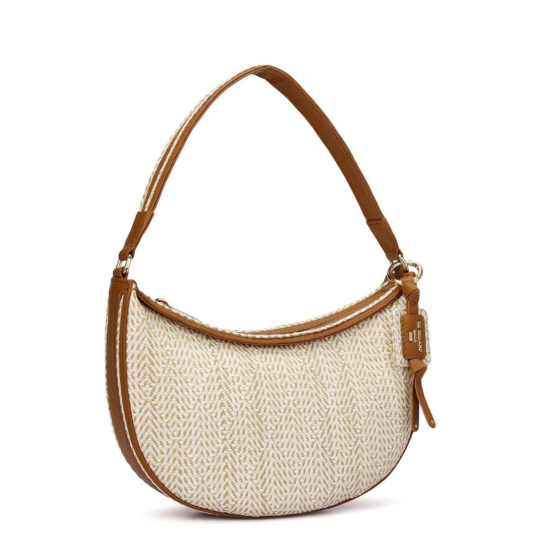 Raffia Repose Hobo Bag (S)