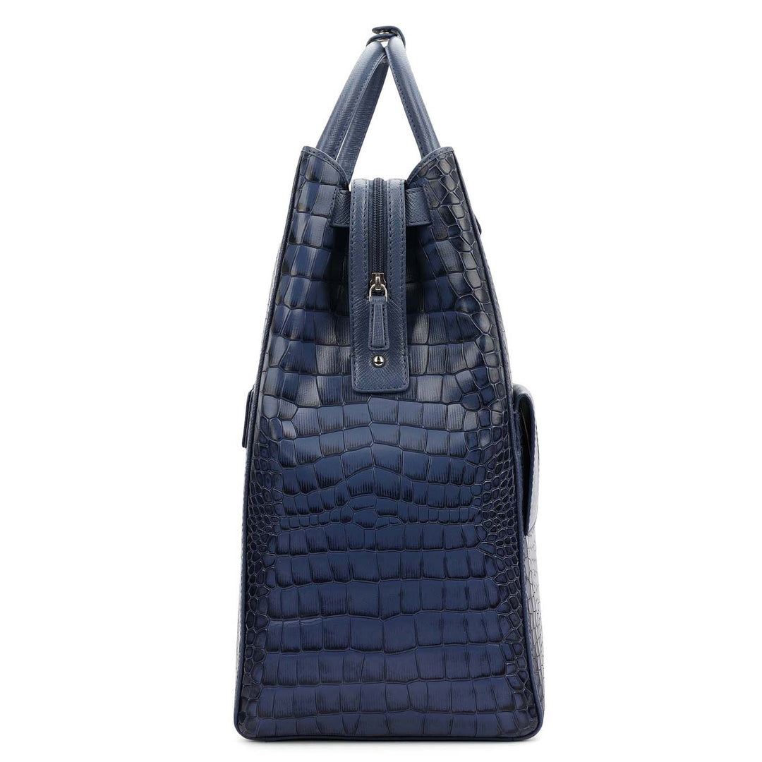 Croco Franzy Luggage Bag - Stardust