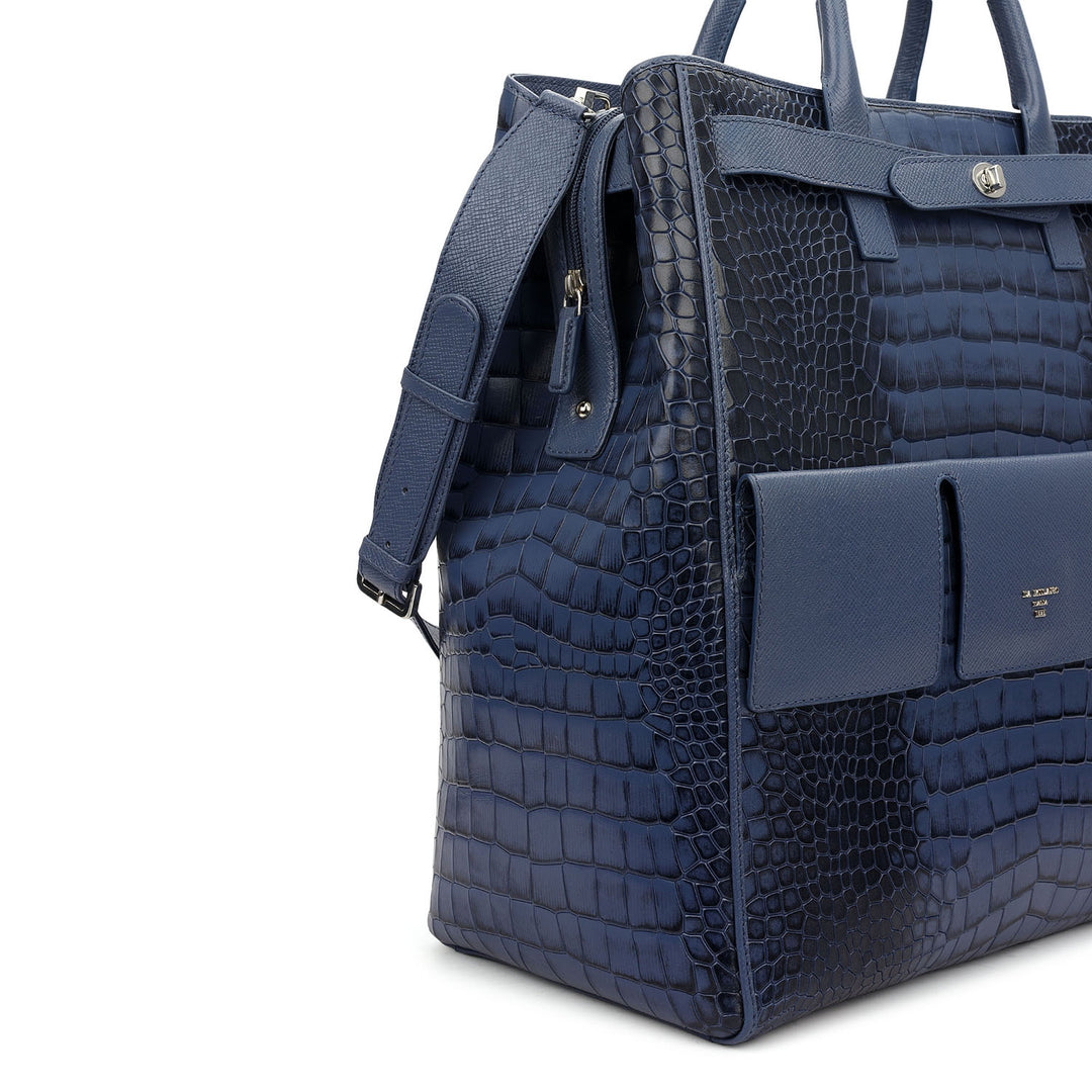 Croco Franzy Luggage Bag - Stardust