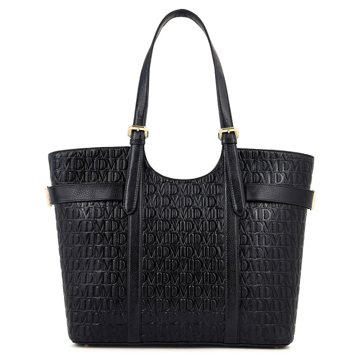 Monogram Shopper Bag - Black
