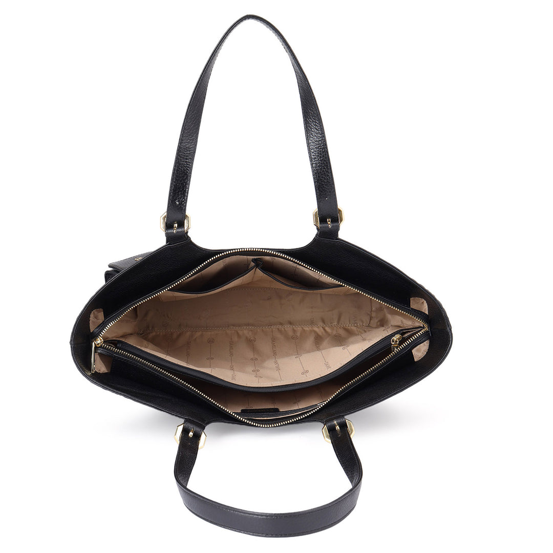 Monogram Shopper Bag - Black