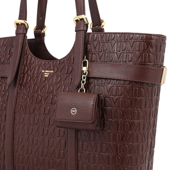 Monogram Shopper Bag - Mahogany