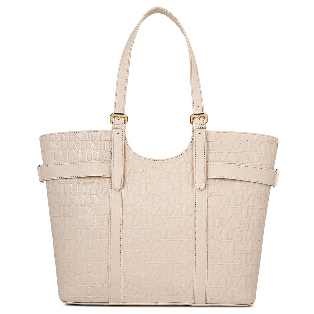 Monogram Shopper Bag - Marshmallow