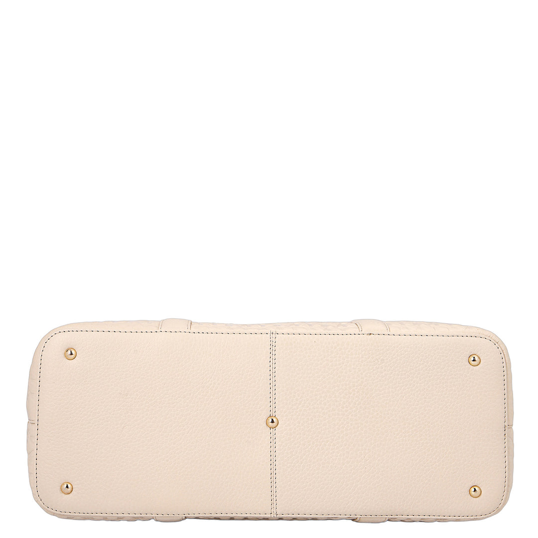 Monogram Shopper Bag - Marshmallow