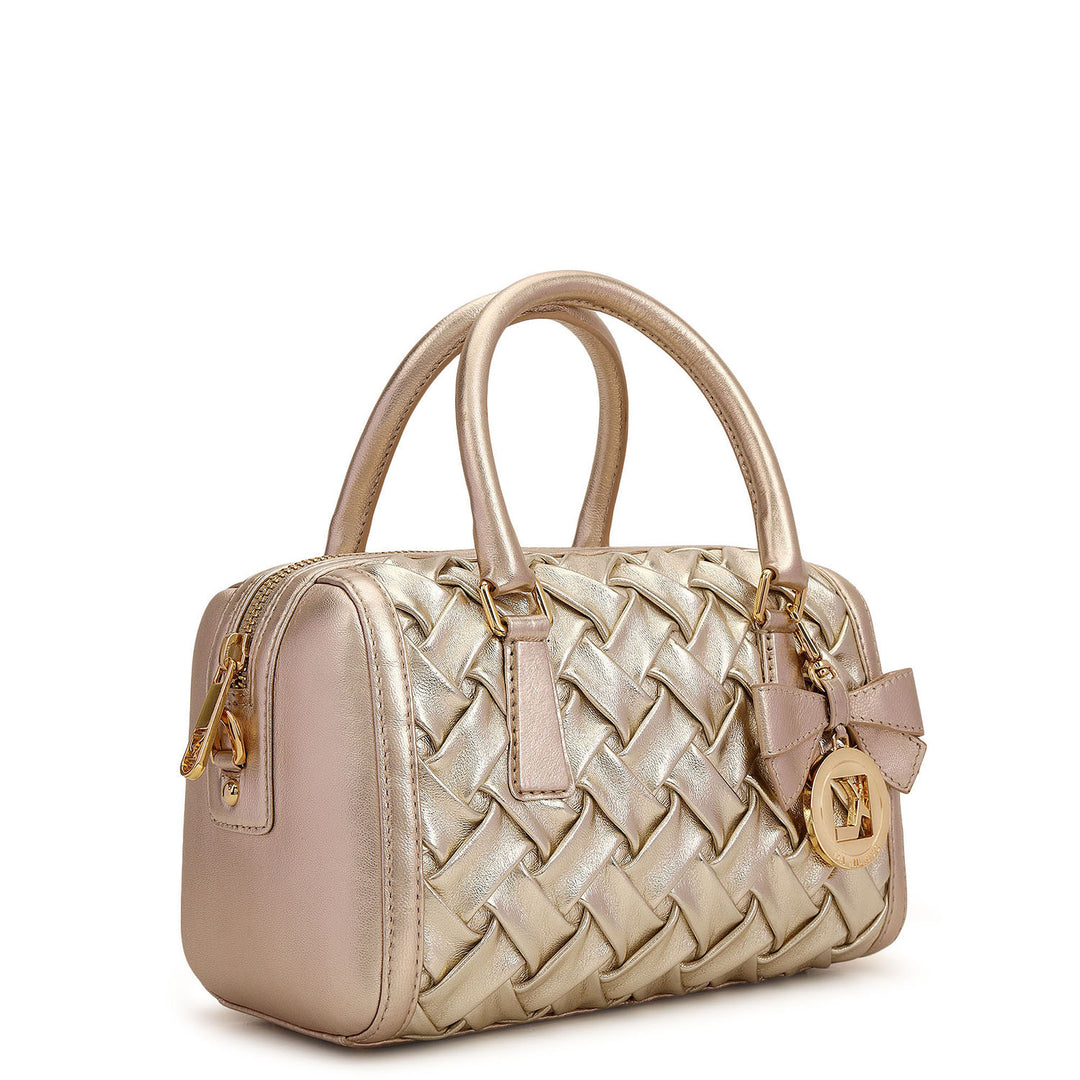 Plisse Bowler Bag (S)