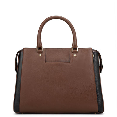 Medium Franzy Leather Satchel - Date
