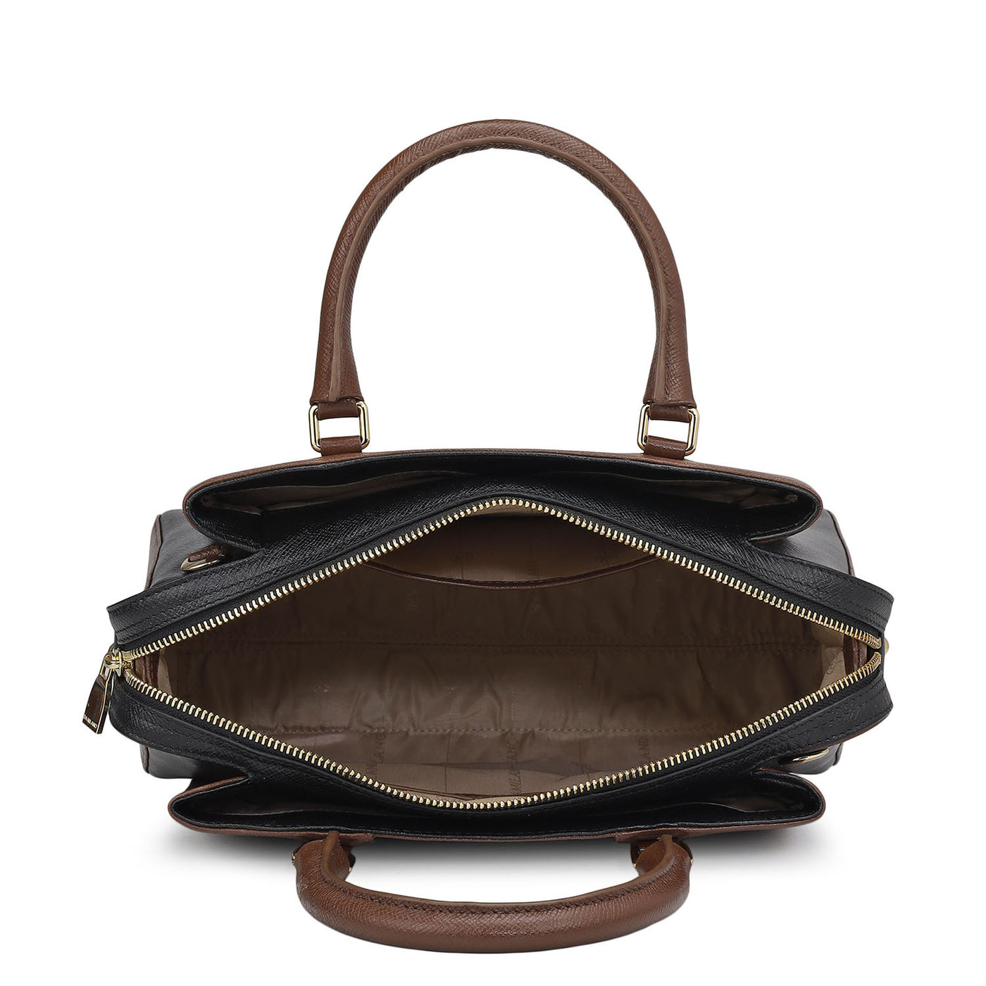 Medium Franzy Leather Satchel - Date