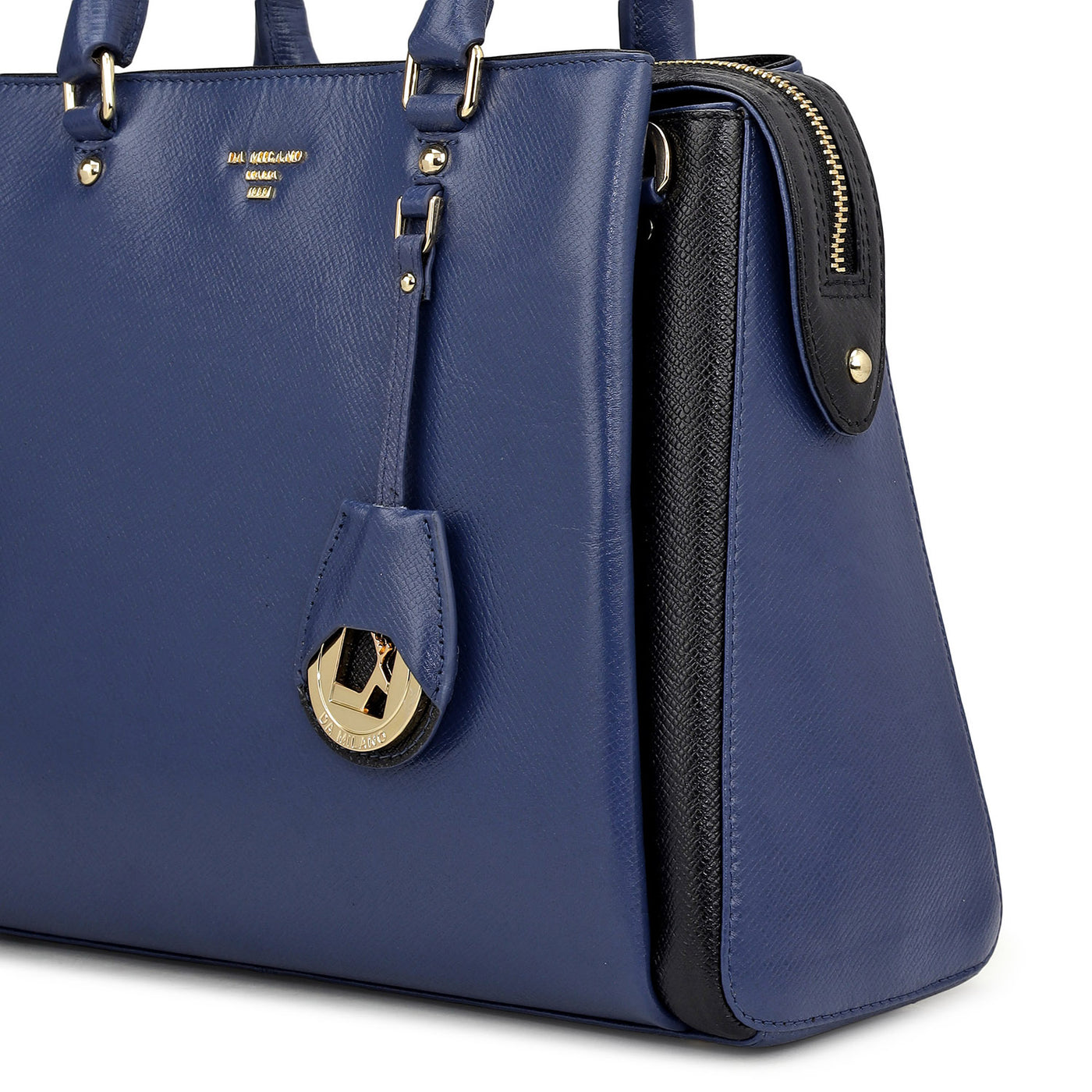Medium Franzy Leather Satchel - Stardust