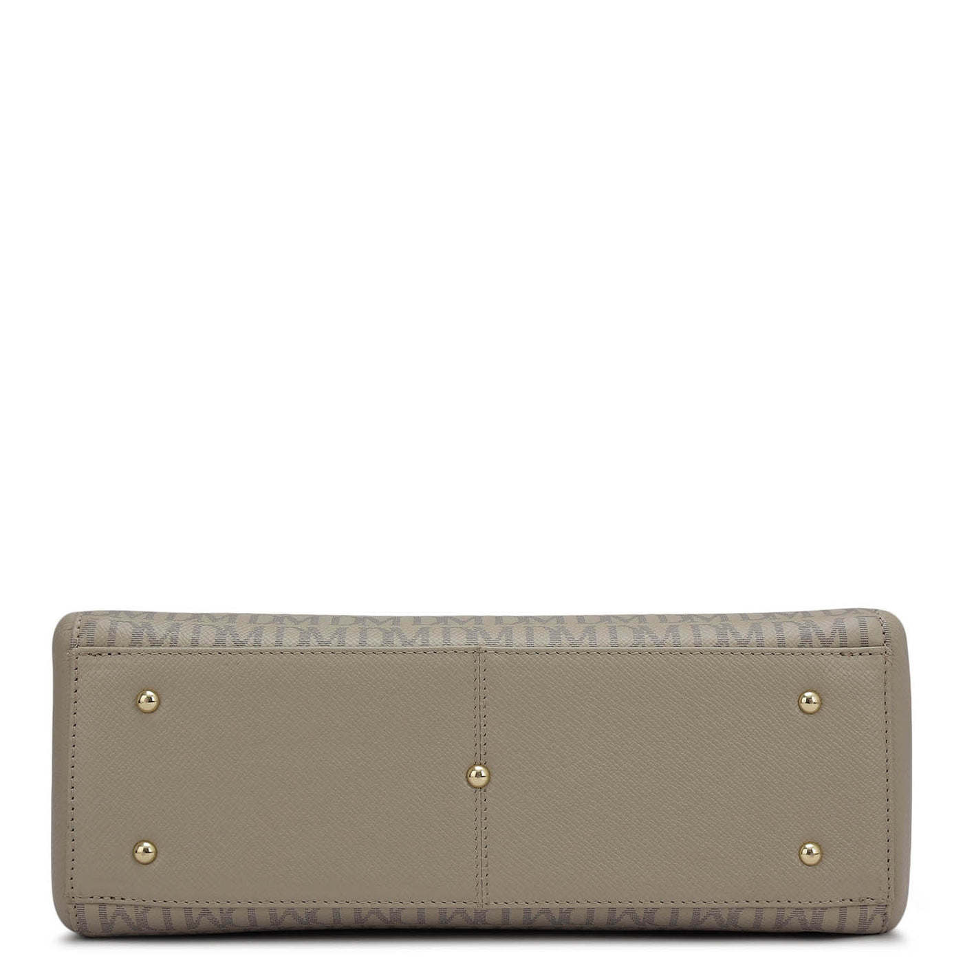Medium Monogram Franzy Leather Satchel - Chalk